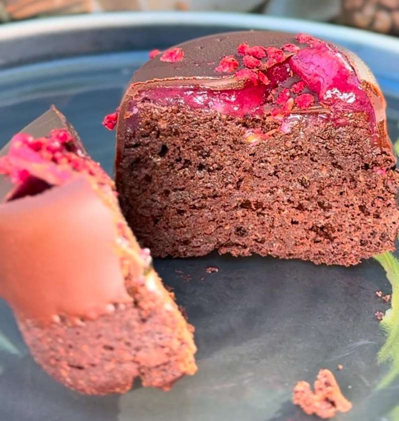 Protein Brownie with Raspberry 70gr