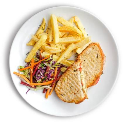 Pesto Caprese Melt Sandwich