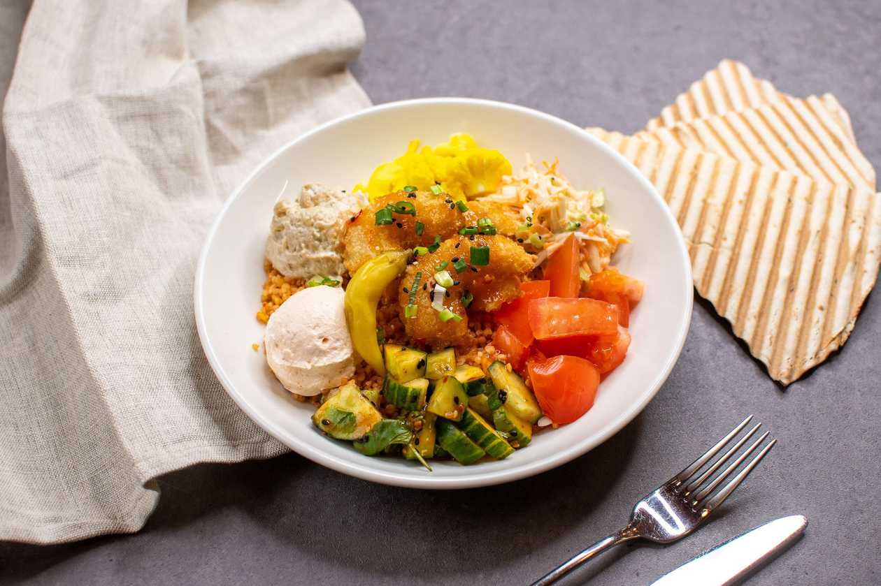 Krõbeda kreveti kauss