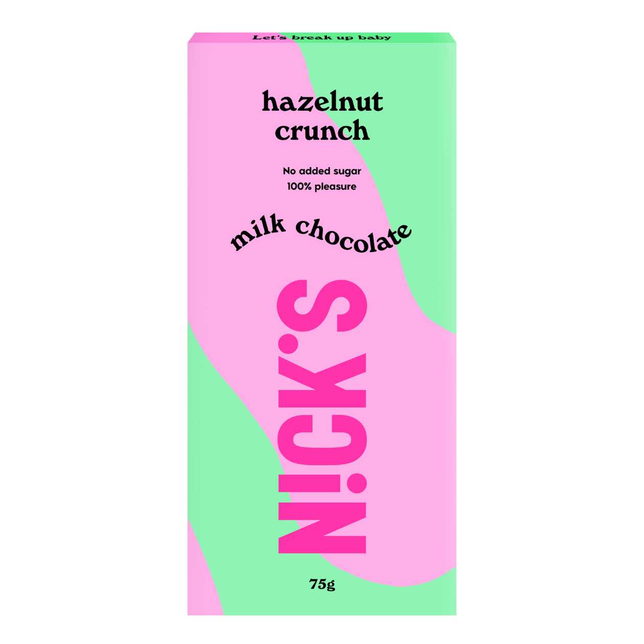 Milk Chocolate with Hazelnuts NICK'S, 75g (expires soon)