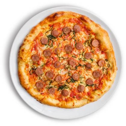 Beef Sausage Pizza