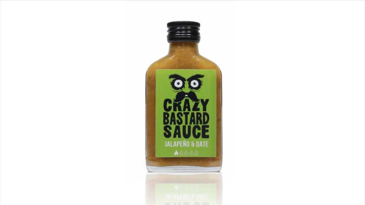 Crazy Bastard Jalapeño and Date Hot Sauce, 100 ml