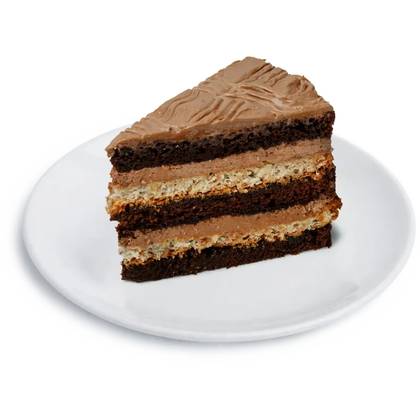 Hazelnut Cake Slice