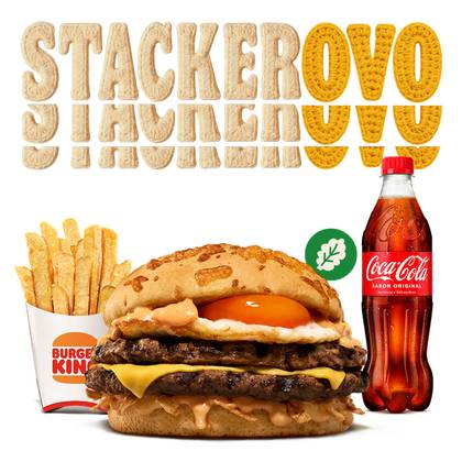 Double Stacker Vegetal Ovo Menu GR