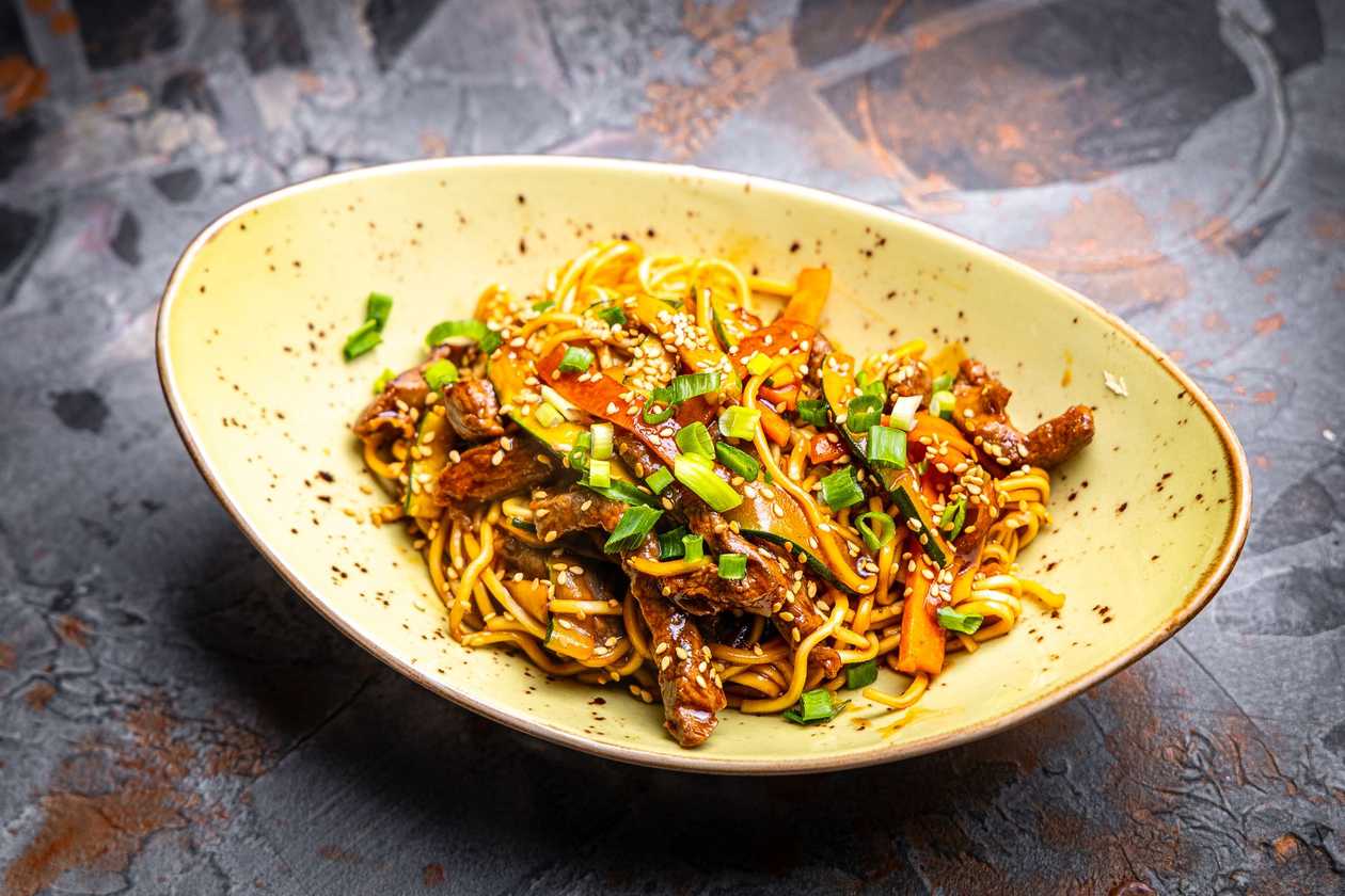 Pork Yakisoba Noodles