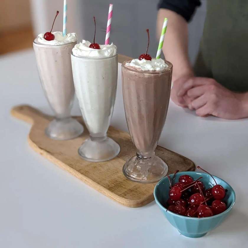 Vanilla Malt Milkshake