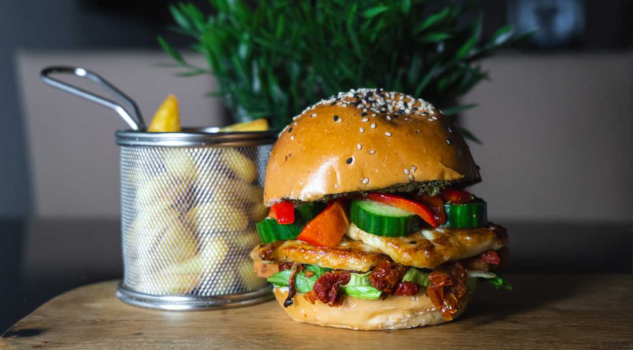 Combo Burger mediteranean