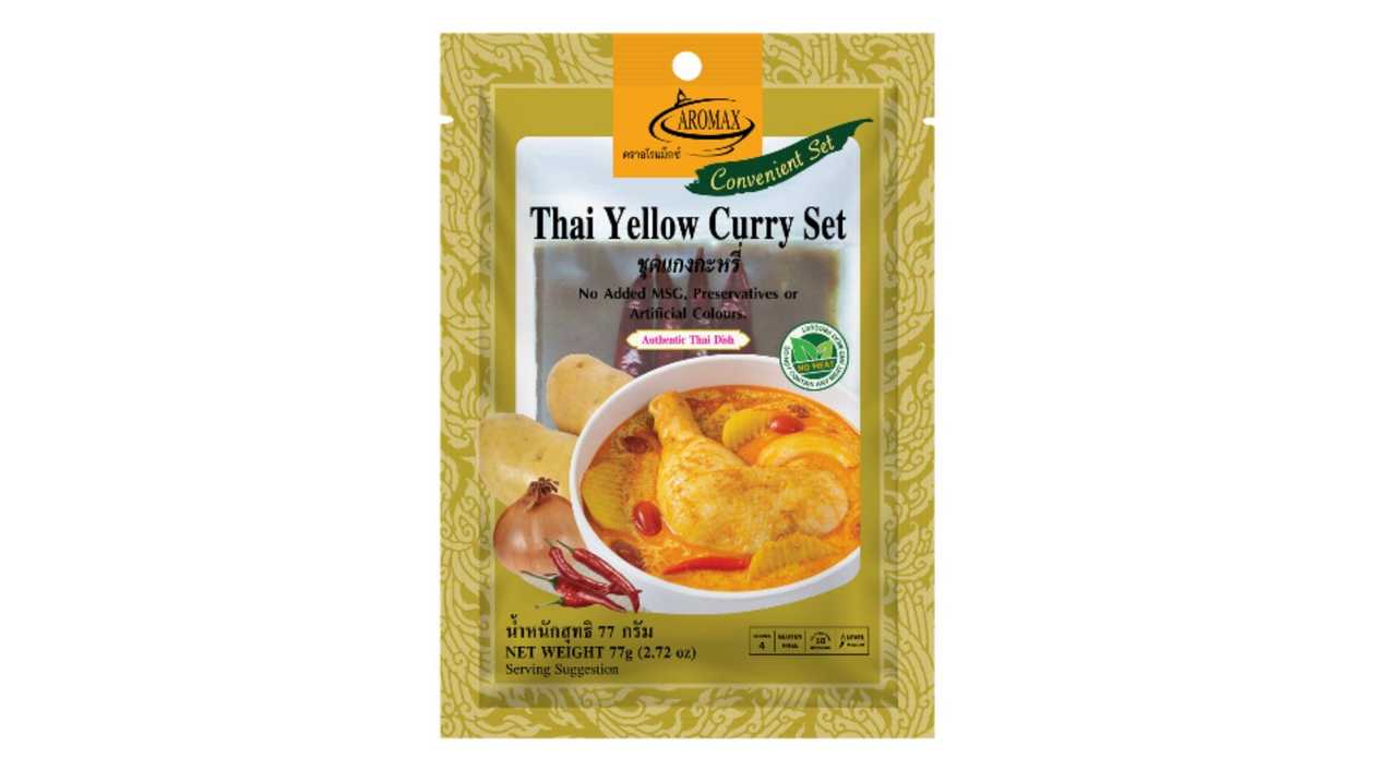Aromax Thai Yellow Curry Kit (with Dried Chili), 77 g