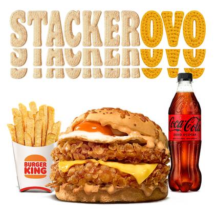 Stacker Double Ovo Crispy Menu GR