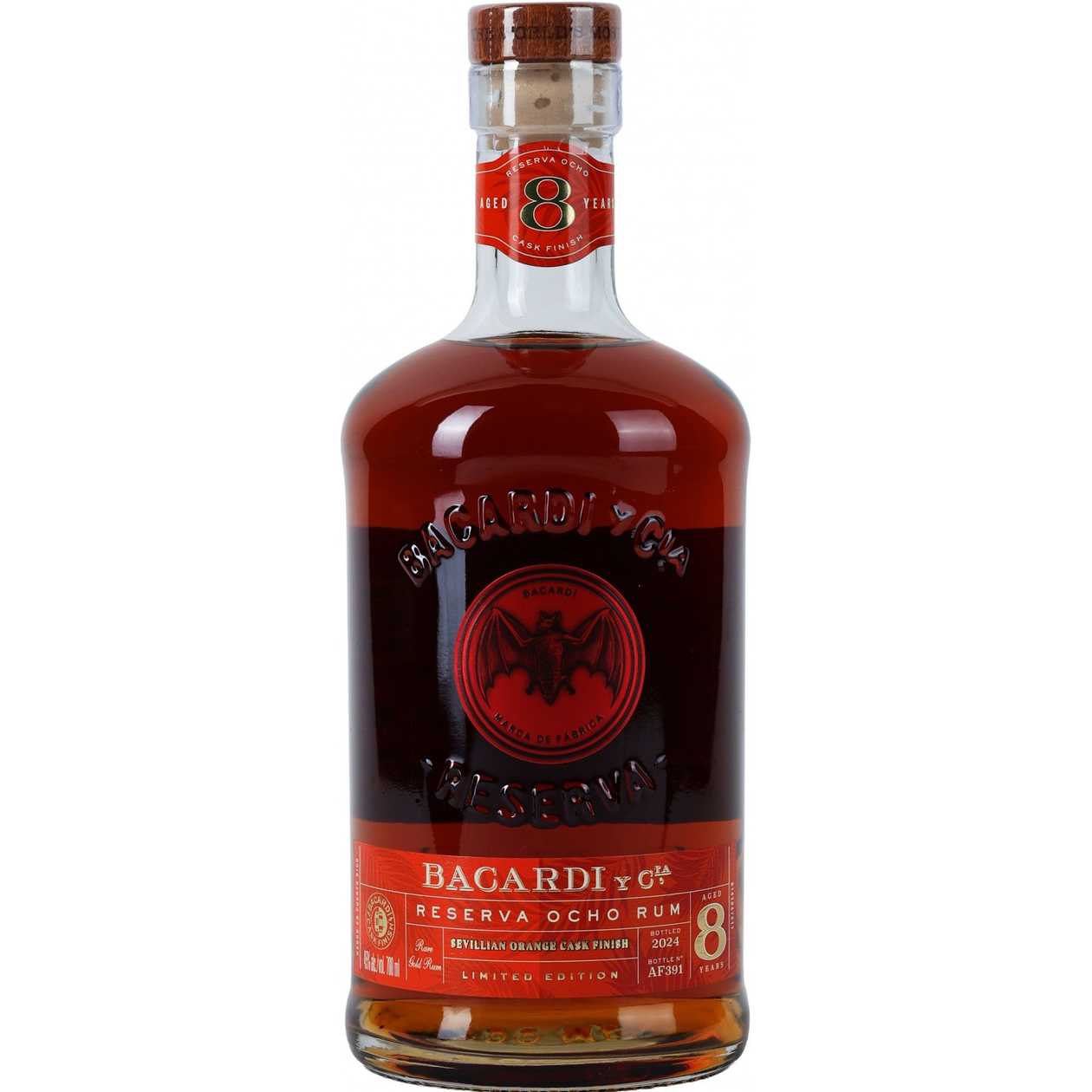 Rum Bacardi 8 Years Reserva Ocho Sevillian Cask