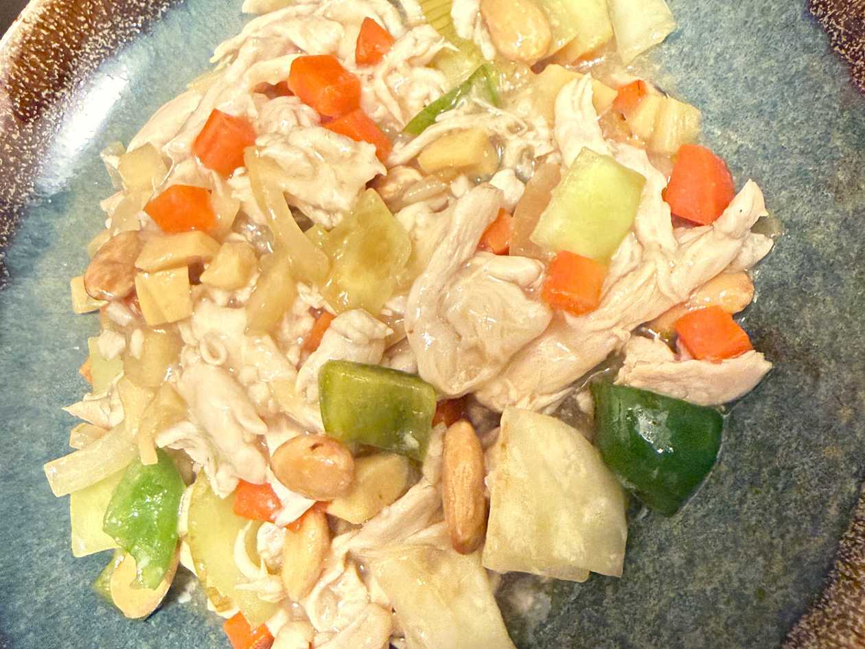 47. Kuře s Mandlemi