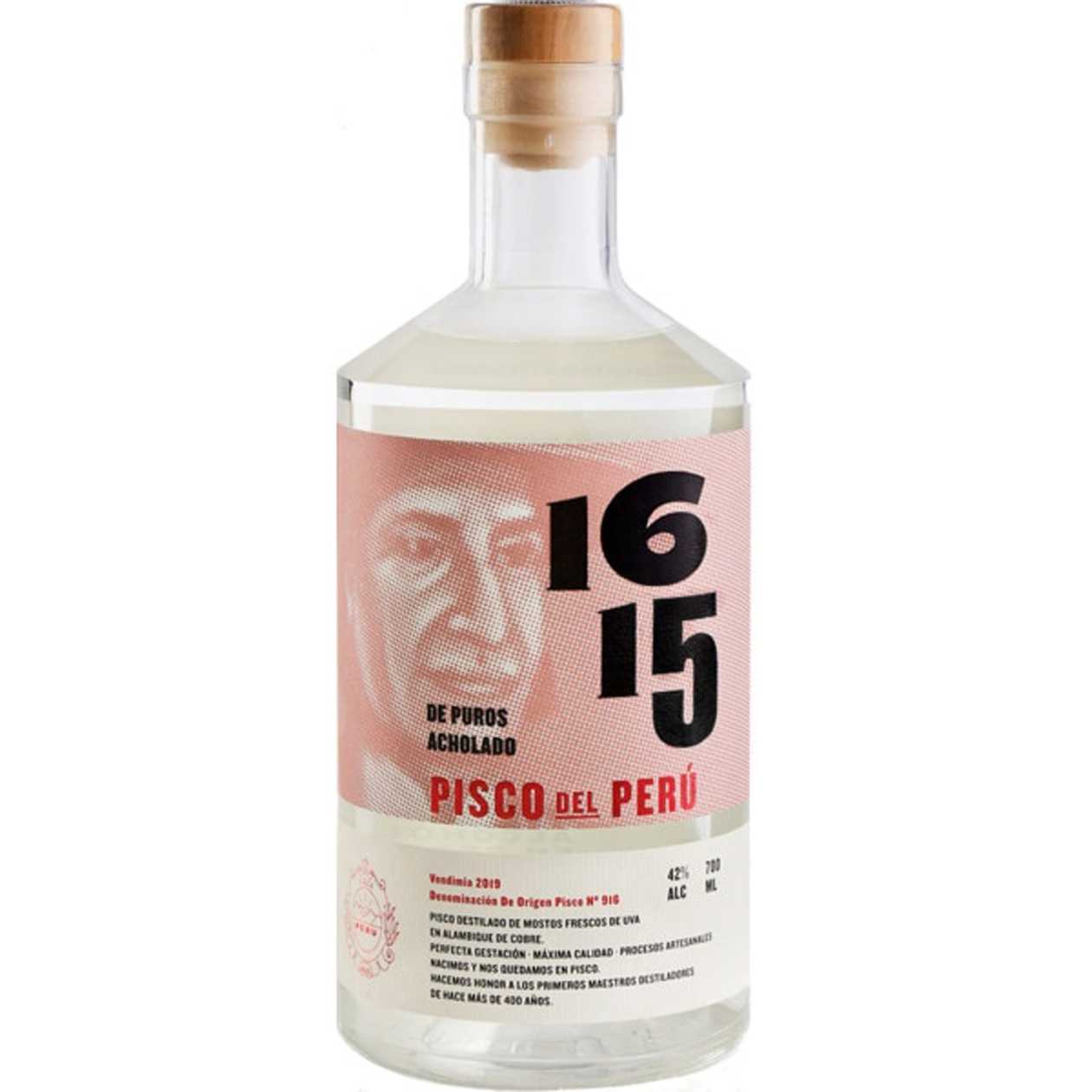 Pisco 1615 Puro Acholado