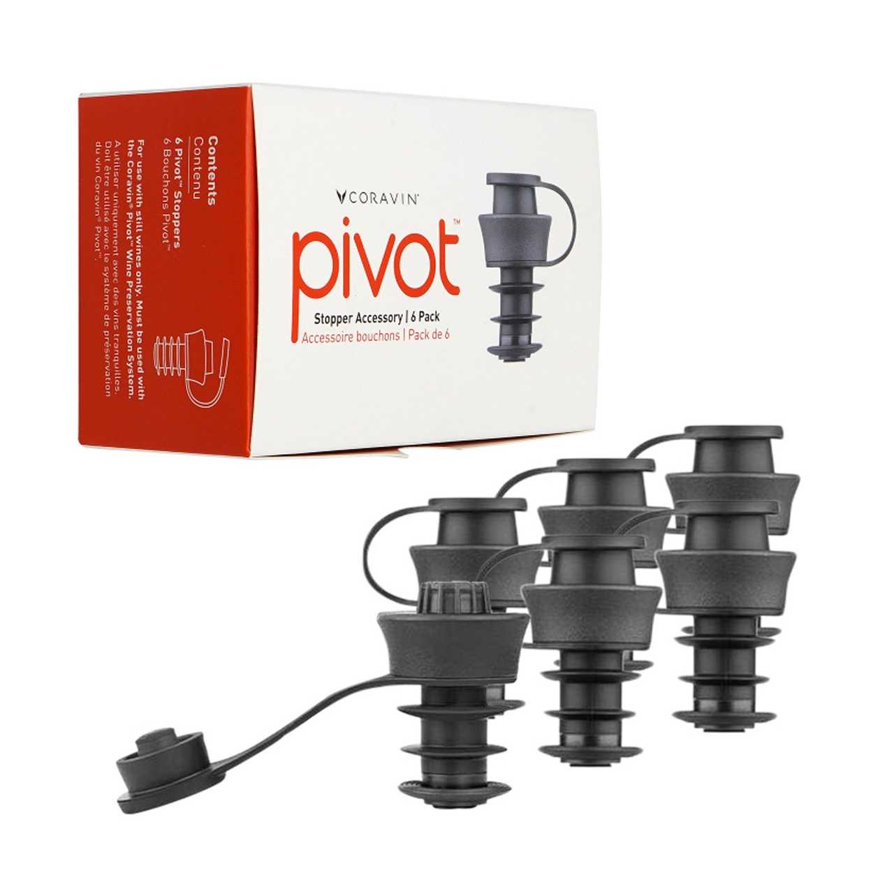Coravin Pivot Silicone Plug - Pack of 6 units