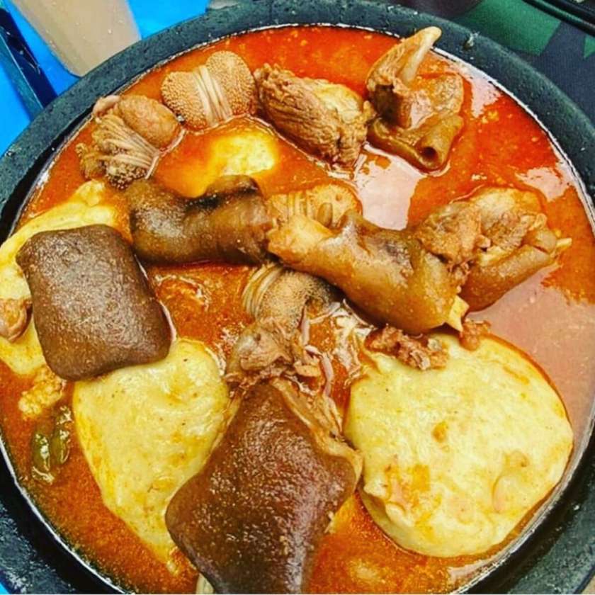 Yam Fufu (when in season)