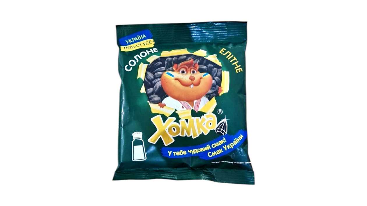 Жареные соленые семечки подсолнуха "HOMKA" 110г