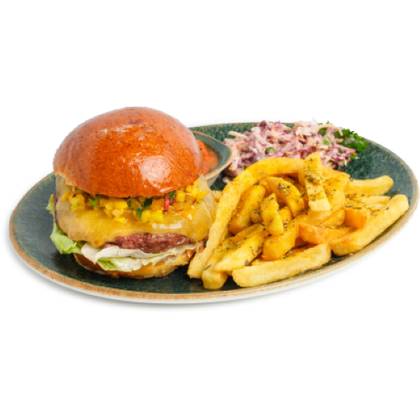 Texmex Burger Beef SGL Patty