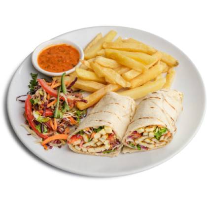 Halloumi Shawarma Wrap