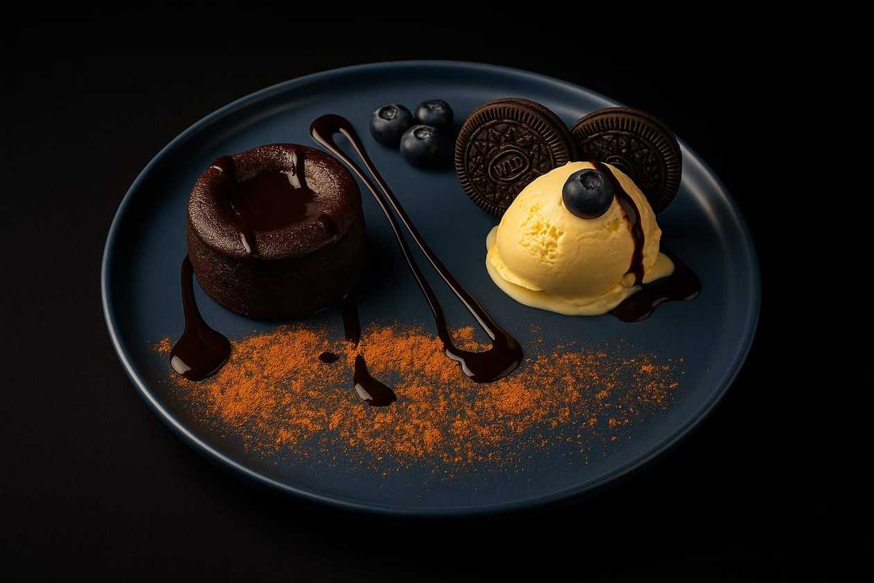 Lava Cake cu Inghetata 160 Gr.