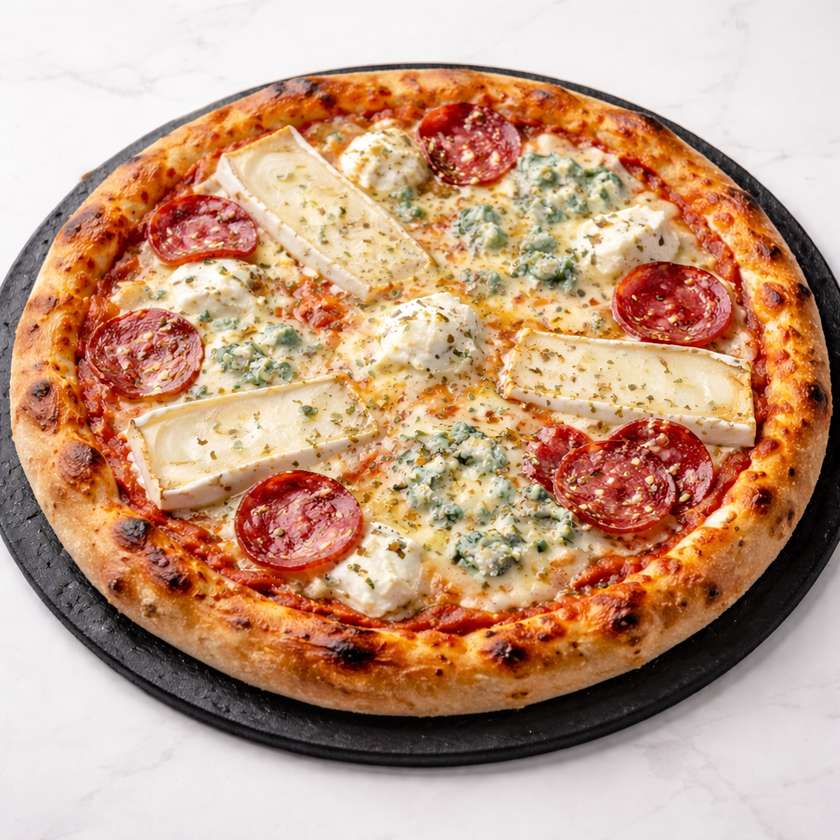 2×1 QUATRO QUEIJOS COM SALAME PICANTE