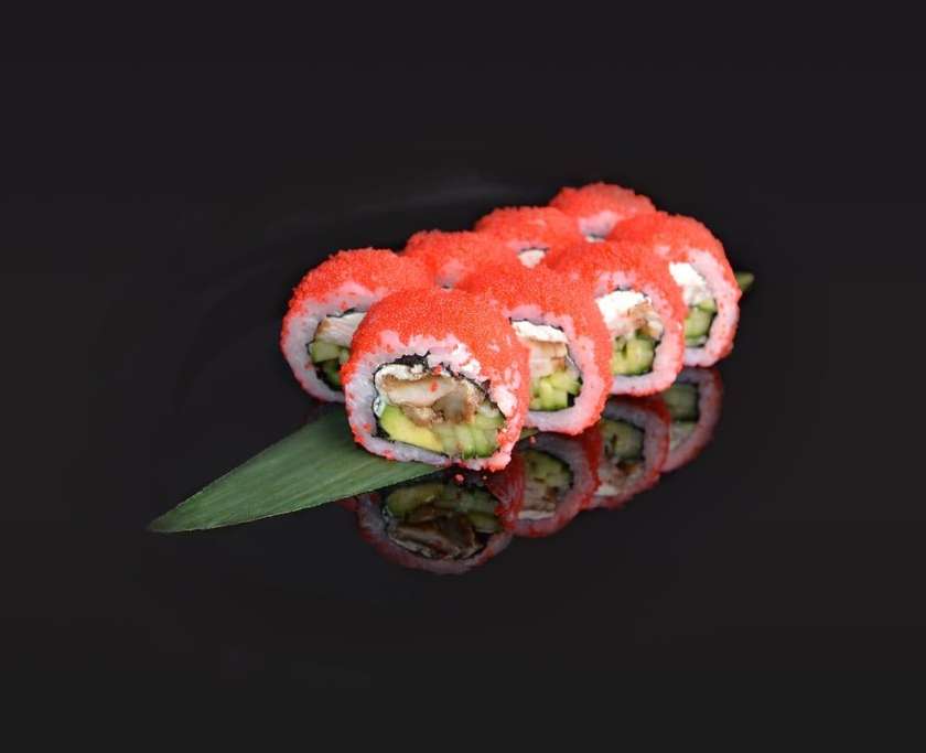 California Roll with Eel