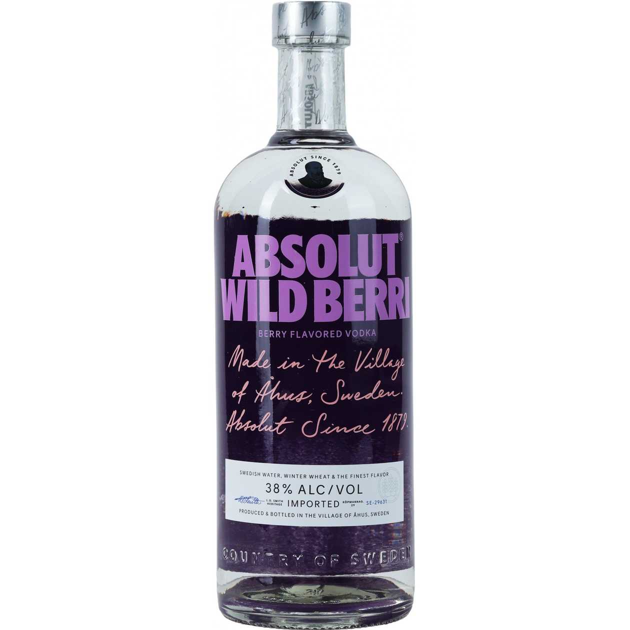 Vodka Absolut Wild Berri 1 Litro