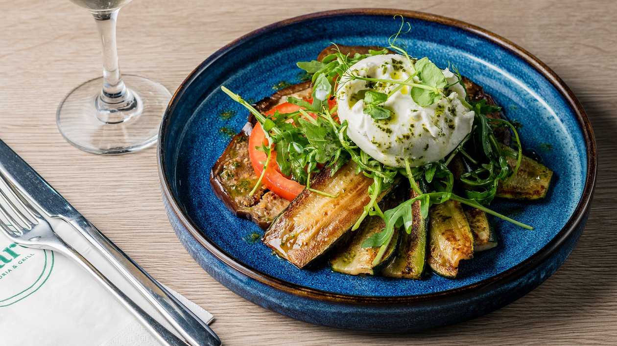 Burrata Vegetable Salad