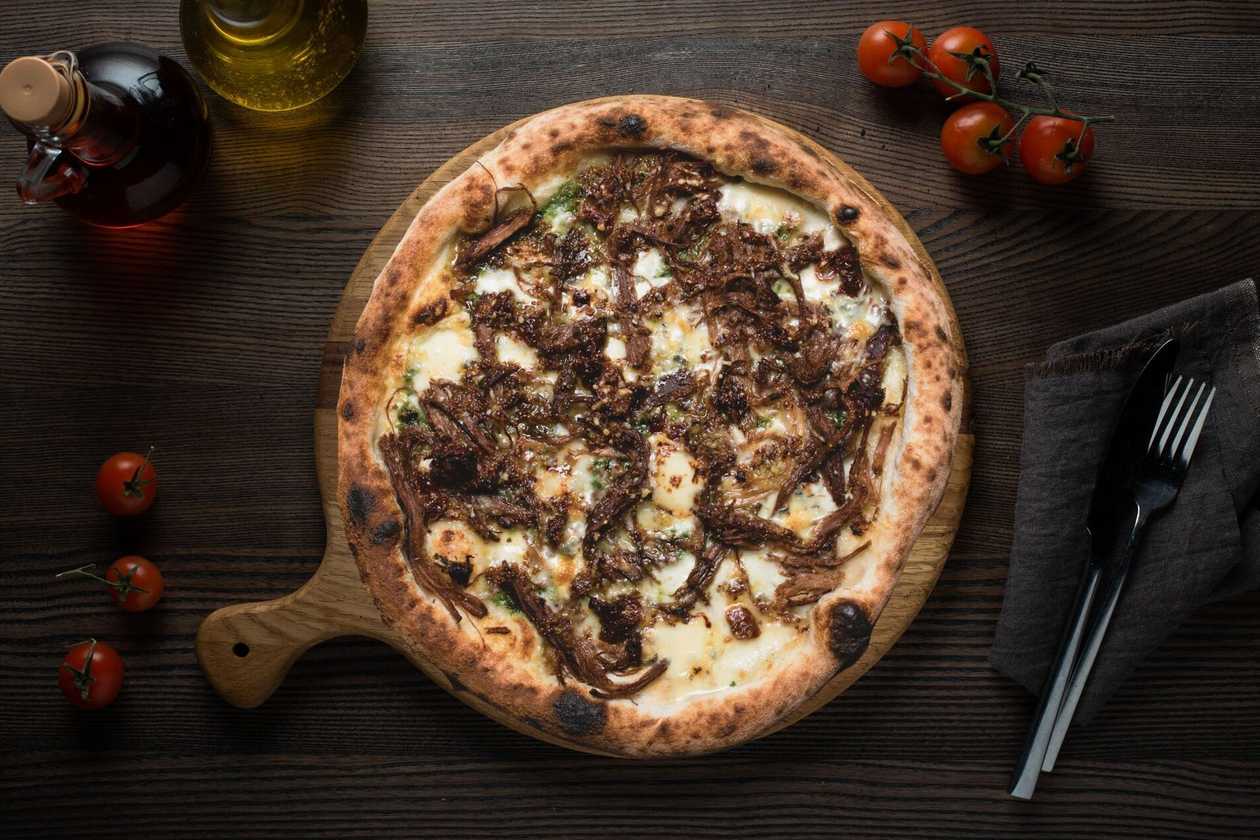 Pesto con manzo pica