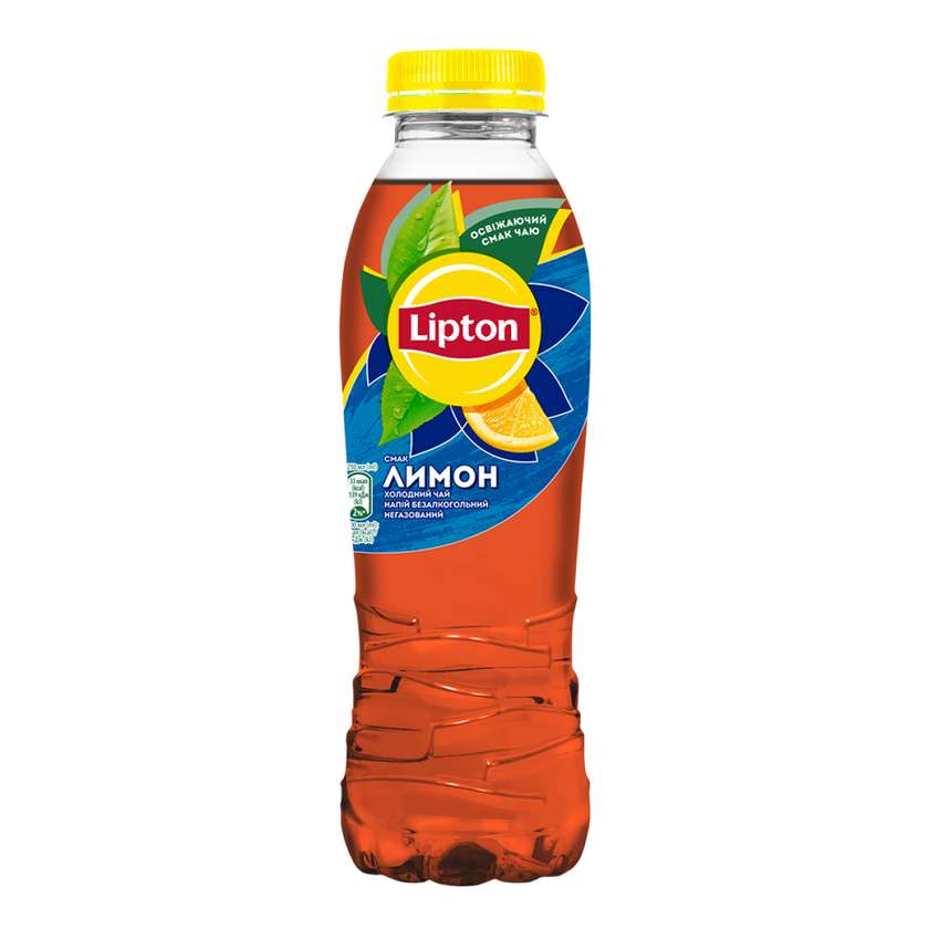 Чорний холодний чай Lipton (500мл)