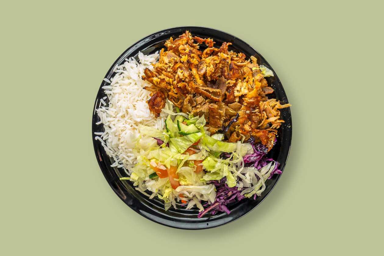 Kebab talíř s rýží