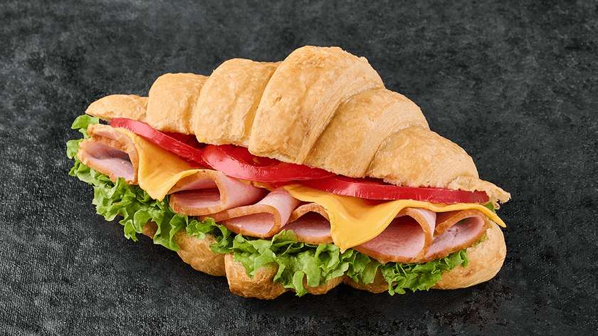 Croissant Ham with Cheese