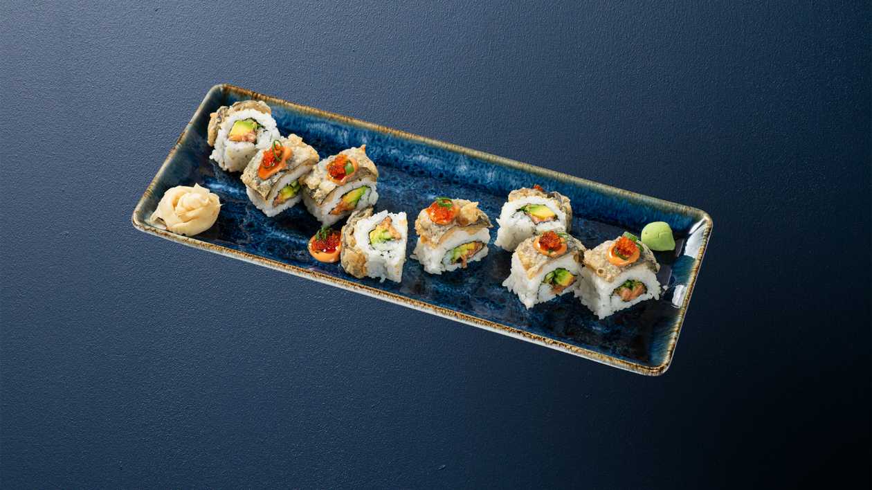 Spicy Crunchy Salmon Skin Roll
