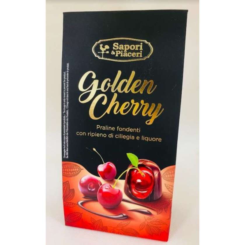Pure cocoa bonbon filled with cherries and liqueur 112g