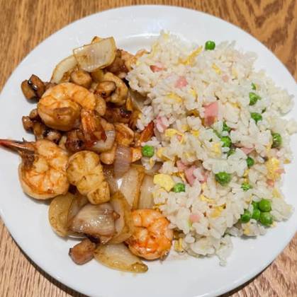 T13 Grilled Seafood with Chau Chau Rice