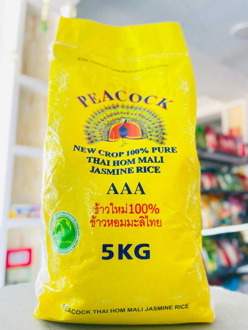 Peacock Brand AAA Thai Hom Mali Jasmine Ri