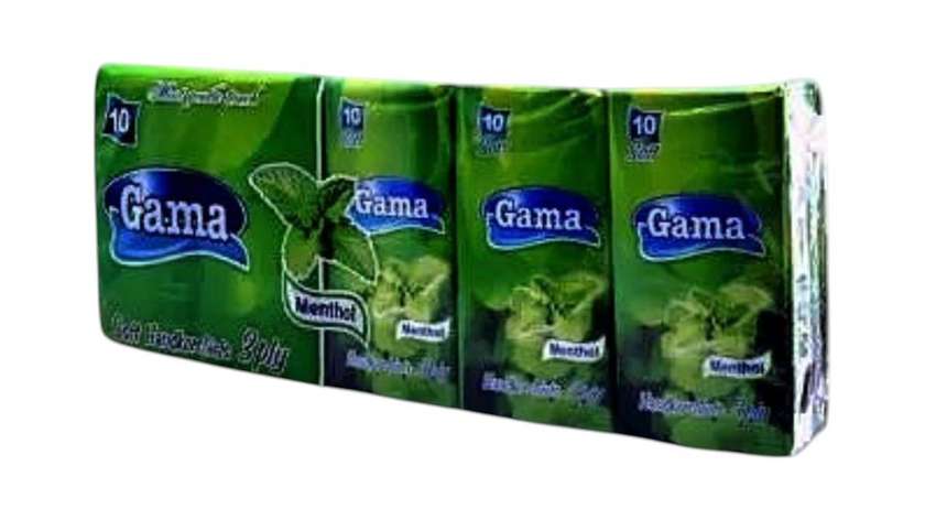 Facial Tissue Pocket Menthol, 10x