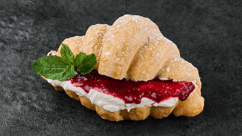 Croissant Raspberry Delight