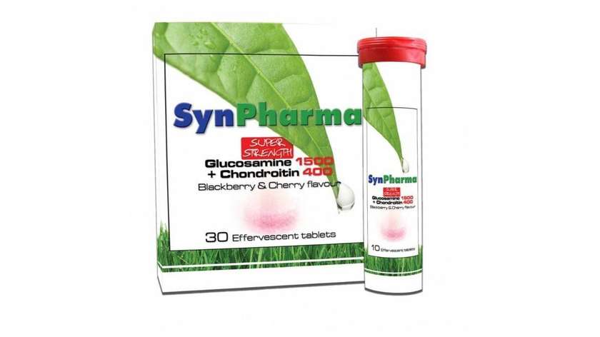 Synpharma Glucosamine 1500 + Chondroitin 400mg 30Effervescent Tablets