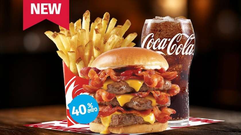 Triple Baconator Combo