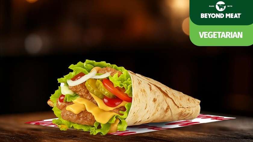 Wrap with Plant-Based Meat(Beyond Meat)