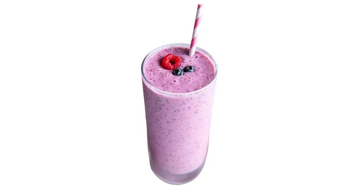 Blueberry, Raspberry & Strawberry Smoothie