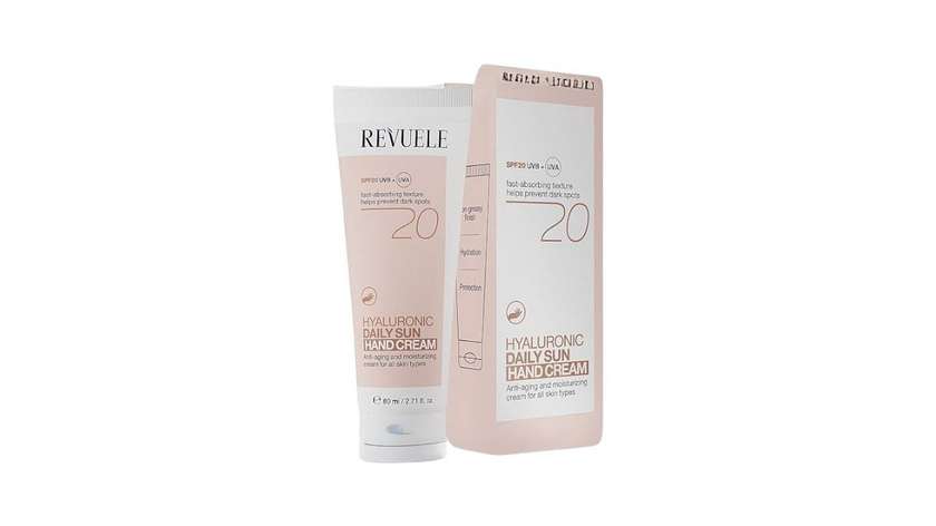 Revuele Hyaluronic Daily Sun Hand Cream Spf20, 80ml