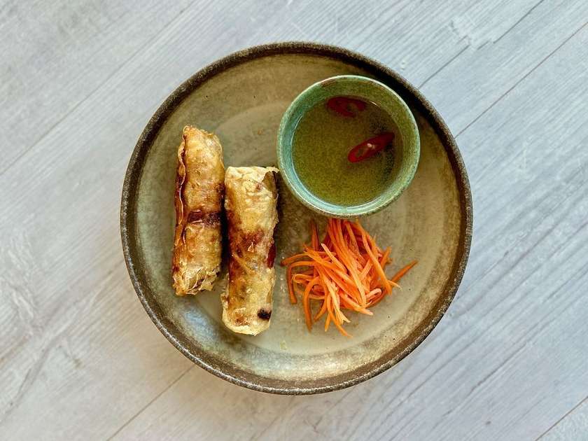 Jarní závitky s vepřovým