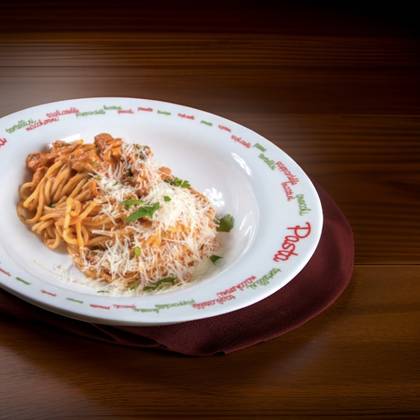 Paste Amatriciana con Panna