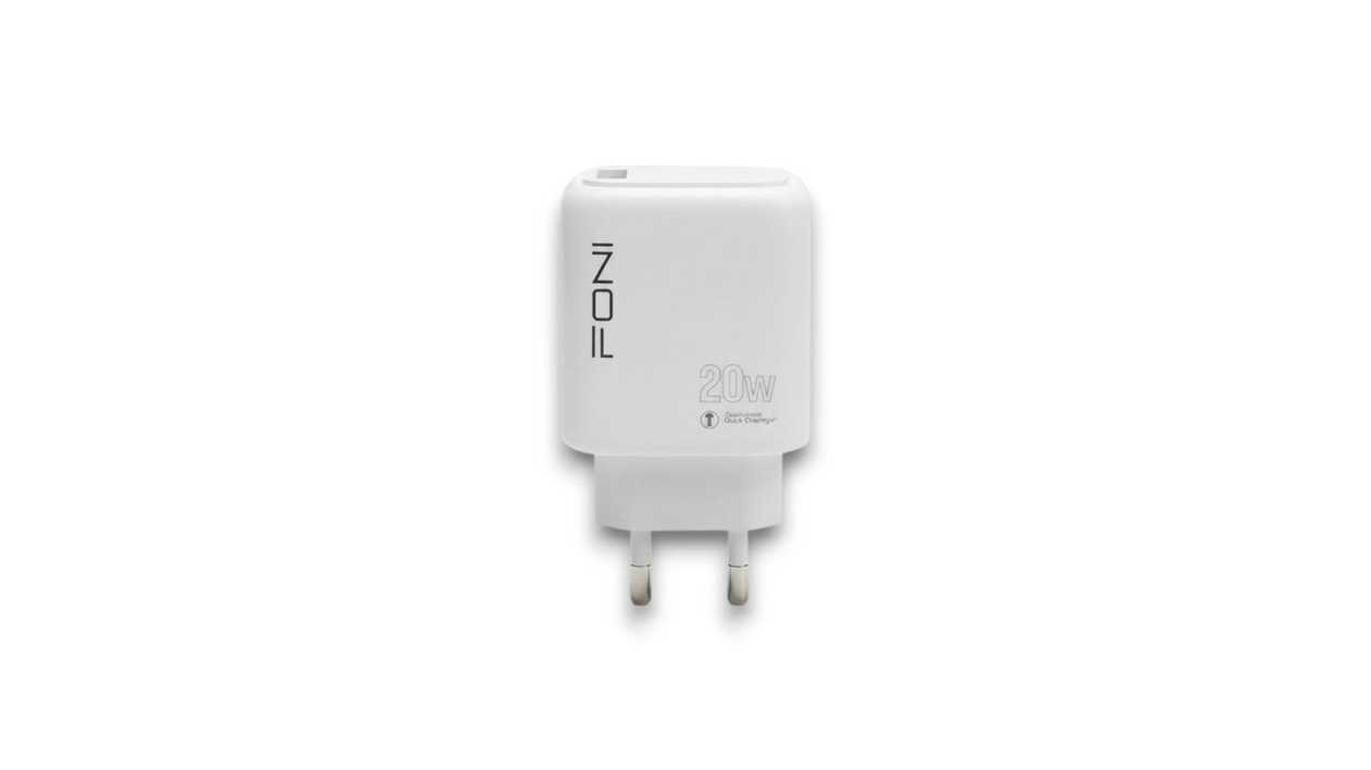 Foni FN-B423 20W USB Adapter, White, 7015049290056