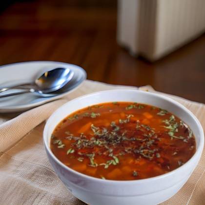 Ciorba de fasole cu afumatura 400g