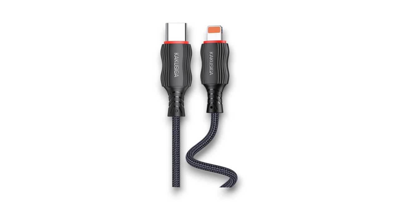 Kaku KSC 807, Type C to Lightning 20W Cable, Black, 6921042132174