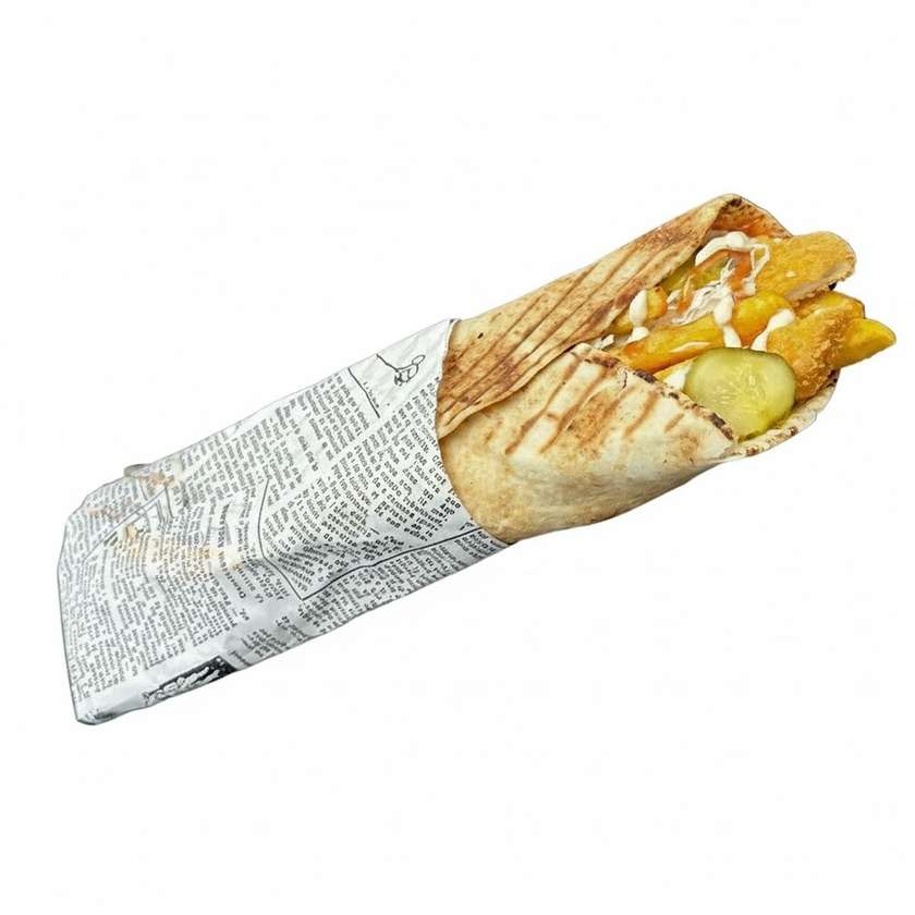 Snitzel in Flatbread