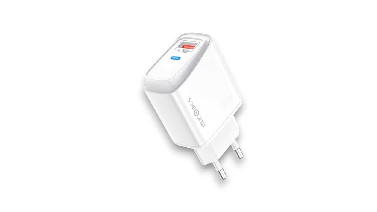 Euroacs EU-MA325 20W USB Type-C Wall Charger, White