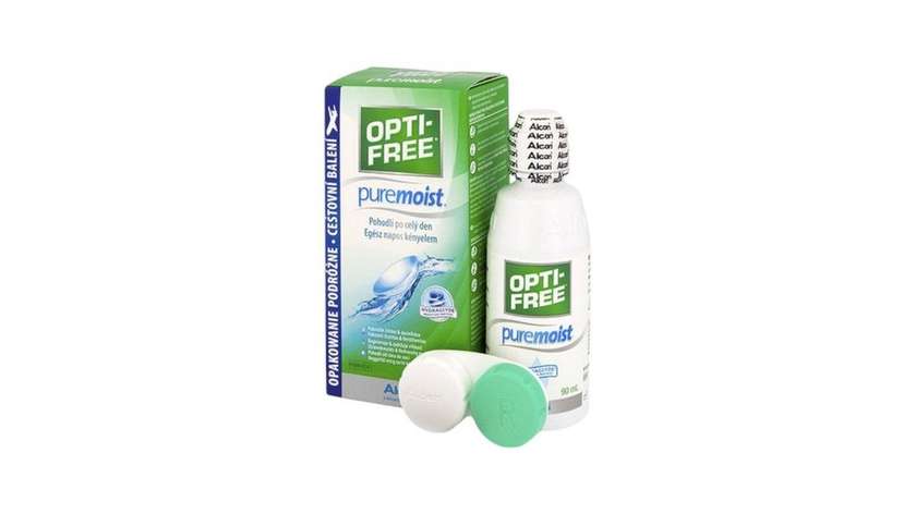 Opti-free Pure Moist (+free Pure Moist), Solution, 300ml+90ml