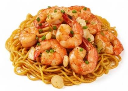 26. Egg Noodles with Prawns